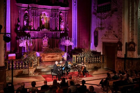 Quiroga Quartet, string quartet, Església Nostra Senyora dels Angels, Pollença, Majorca, Balearic