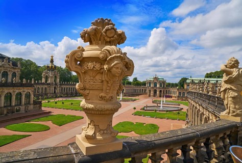 Dresden Zwinger in Saxony of Germany