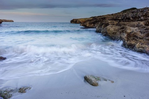 Caló d'en Rafelino, Manacor, Mallorca, Balearic Islands, Spain, Europe