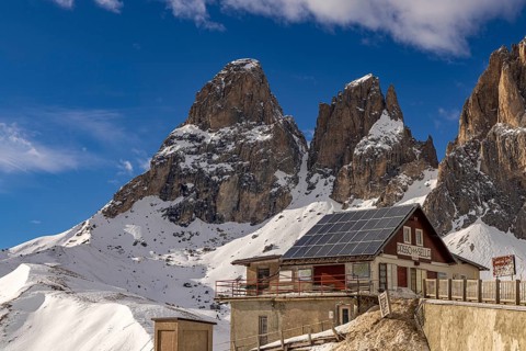 Passo Sella, South Tyrol, Italy, Europe