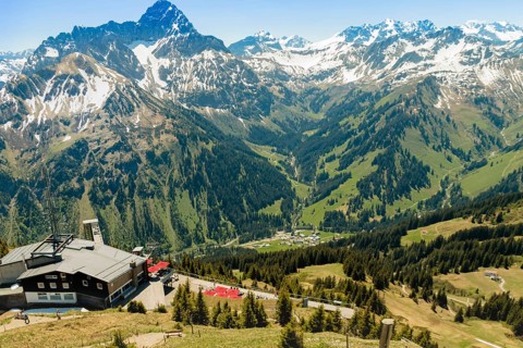 Mountain station, Walmendingerhorn, Vorarlberg, Austria, Europe