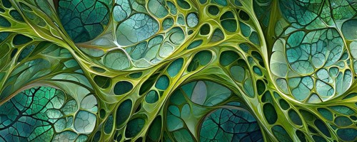 Abstract illustration of fractal patterns found in nature representing the application of