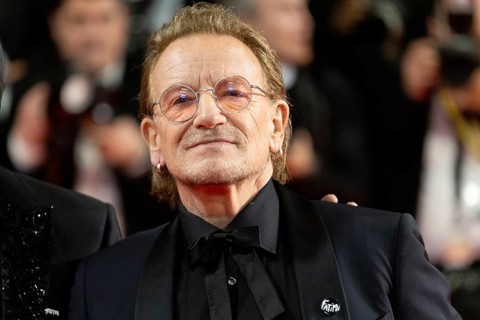 Cannes, France - 16.5.2024: U2 singer Bono during the Bono: Stories Of Surrender red carpet during