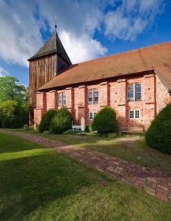 Prerow Seamen's Church, oldest church on the Darß, Prerow, Fischland-Darß-Zingst peninsula,