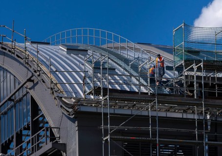 S-Bahn, Construction work at Berlin Ostbahnhof, Friedrichshain, Berlin, Germany, Europe
