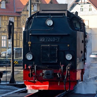 Steam locomotive, Harz narrow-gauge railway, abbreviated HSB, railway romance, nostalgia,