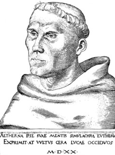 Portrait, Martin Luther as a monk, Erfurt Monastery of the Augustinian Order, after a copperplate