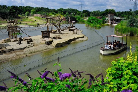 Boat safari, ZOOM Erlebniswelt, Gelsenkirchen, North Rhine-Westphalia, Germany, Europe
