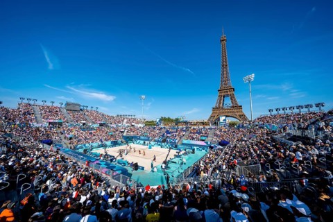 Jul 28, 2024-Paris, FRA, The Stade Tour Eiffel plays host to the Paris Olympics 2024 for the