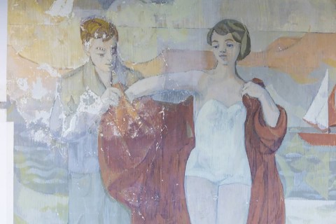 The partial uncovering of the early work in the Deutsches Hygiene-Museum has been completed In the