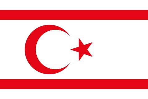 Flag of Turkish Republic of Northern Cyprus, Vector illustration