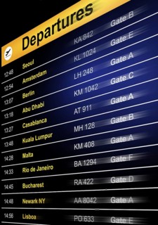 picture of a departures concept