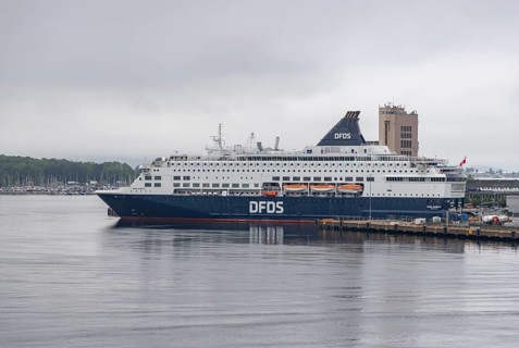 A picture of a DFDS cruise