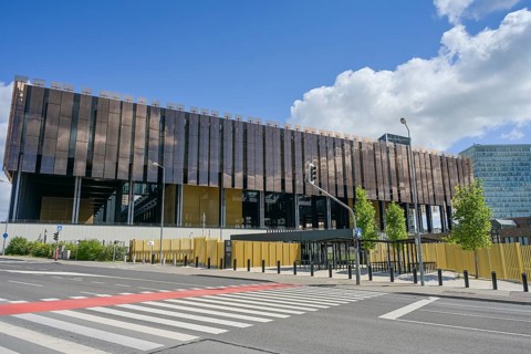 Court of Justice of the European Union ECJ, Boulevard Konrad Adenauer, Kirchberg, City of