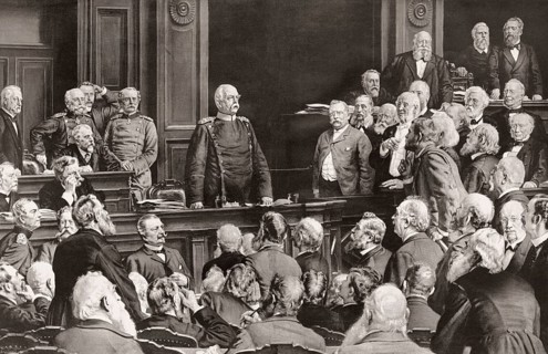 Otto von Bismarck speech regarding the veteran reserve bill on 6 February 1888 at the Reichstag
