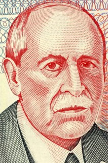 Eduardo Acevedo Vasquez (1857-1848) on 10 Pesos Uruguayos 1998 Banknote from Uruguay. Uruguayan