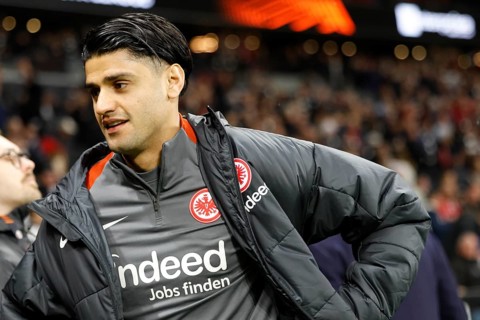 Football, Europa League, Round of 16 second leg, 2024/2025, Eintracht Frankfurt vs. Ajax Amsterdam,