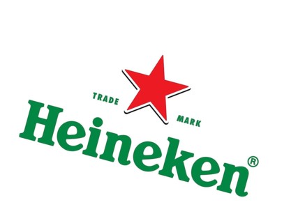 Rotated to right, Heineken logo, Drink, Logo