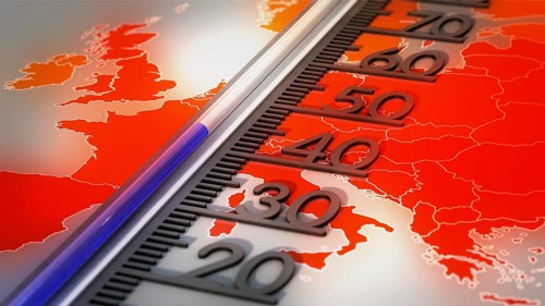 Symbolic image on the topic of heatwaves in the EU