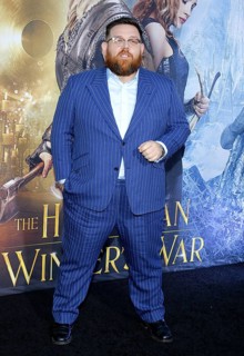 Nick Frost at the Los Angeles premiere of 'The Huntsman: Winter's War' held at the Regency Village