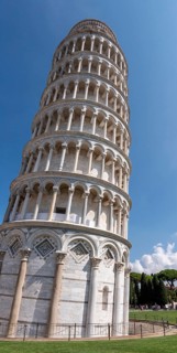 The famous leaning tower of Pisa, Italy, Europe