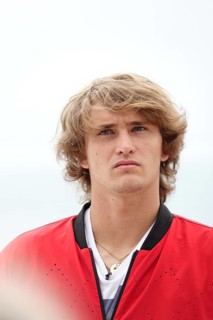 Portrait of German tennis player Alexander Zverev in an interview, Rolex Monte-Carlo Masters,