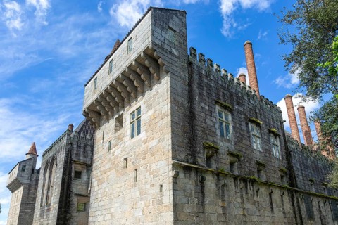 Ducal Palace of the Braganza, Palace of the Dukes of Braganza, Guimaraes, northern Portugal