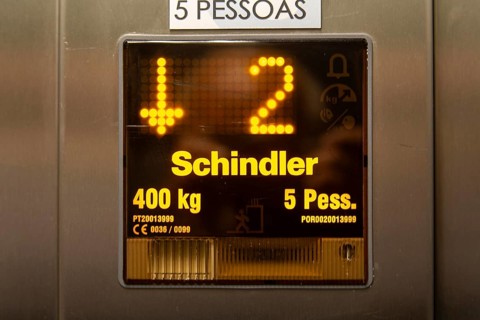 Schindler lift electric control panel, Portugal, Europe