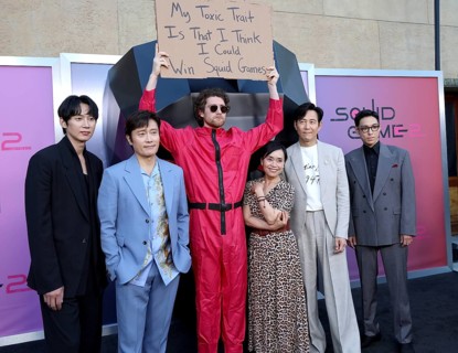Park Sung Hoon, Lee Byung-hun, Kang Ae-shim, Lee Jung-jae and Choi Seung-hyun at Netflix's 'Squid