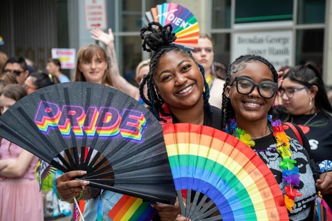 Detroit, Michigan USA - 8 June 2025 - Gay, lesbian, bisexual, and transgender activists and their