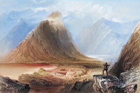 Dolphin Lodge, Ireland, from the Landscape and Antiquities of Ireland, 1841, digital reproduction
