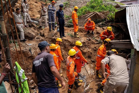 Rescue operations by the National Disaster Response Force (NDRF) and police are in full swing after