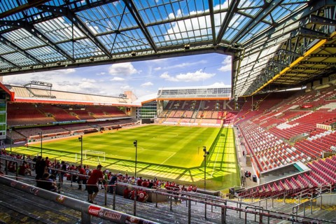The Fritz Walter Stadium in Kaiserslautern, home of 1 FC Kaiserslautern