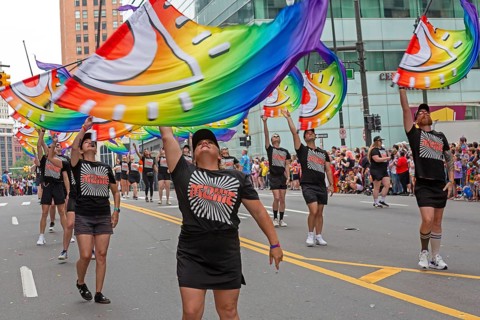 Detroit, Michigan USA - 8 June 2025 - Gay, lesbian, bisexual, and transgender activists and their