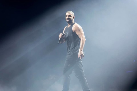 Rapper Drake (Aubrey Drake Graham) live in the Mercedes-Benz Arena in Berlin on 9 March 2017