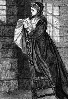 Lady Jane Grey watches her man Lord Guildford Dudley, a younger son of the Duke of Northumberland,