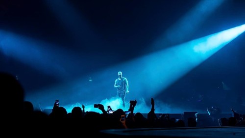 Rapper Drake (Aubrey Drake Graham) live in the Mercedes-Benz Arena in Berlin on 9 March 2017