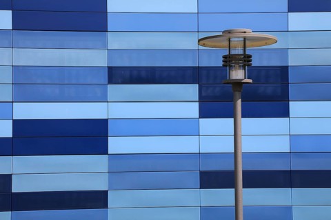 Architecture, detail building of the public utilities in Kulmbach, architectural firm