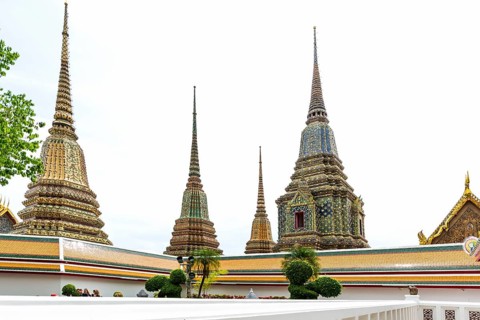 Wat Pho (Temple of the Reclining Buddha), Bangkok, Thailand, Asia