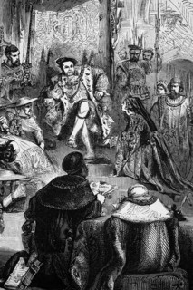 The trial of Queen Catherine in 1529, Catherine of Aragon was the first woman of Henry VIII, whose
