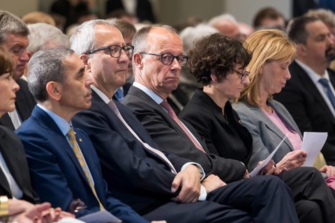Ugur Sahin (founder of Biontech SE), Andreas Voßkuhle (President of the Senate of the German