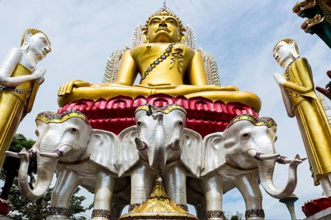 Wat Khun Chan, Thonburi, Bangkok, Thailand, Asia