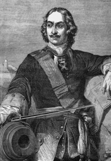 Peter the Great, Peter I or Pyotr Alexeyevich Romanov (1672 to 1725) ruled Russia and later the