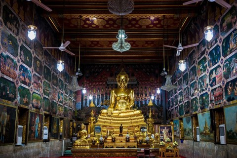 Wat Paknam Phasi Charoen, Thonburi, Bangkok, Thailand, Asia