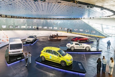 Mercedes-Benz Auto 2000 from 1981: The Mercedes-Benz Museum in Stuttgart presents a journey through
