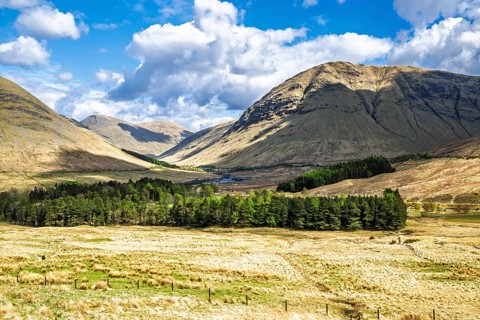Allt Kinglass Viaduct, Bridge of Orchy, Highlands, Scotland, UK