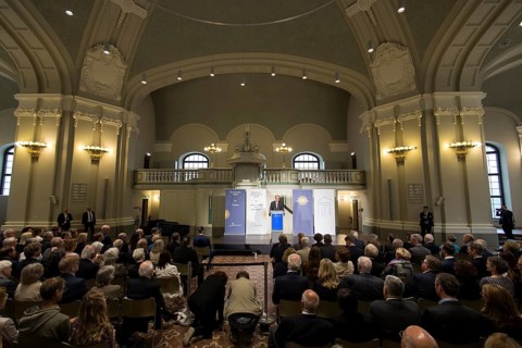 Friedrich Merz (Chancellor of the Federal Republic of Germany) speaks at the presentation of the