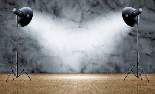 3D rendering of an studio background