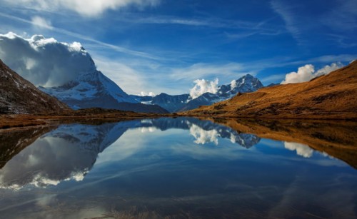 Lake Riffel, Zermatt. Matterhorn. Switzerland