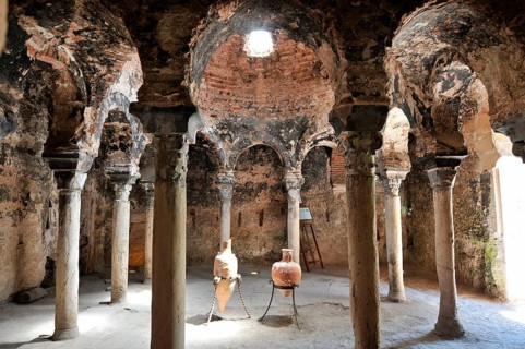 Banys Arab, Palma de Majorca, Majorca, Spain, Banos Arabes, Arab Baths, Europe